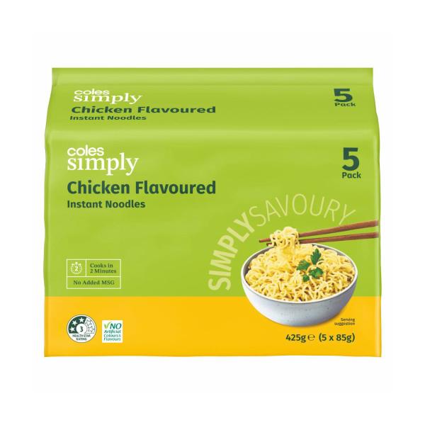Chicken Flavoured Instant Noodles 5x85g