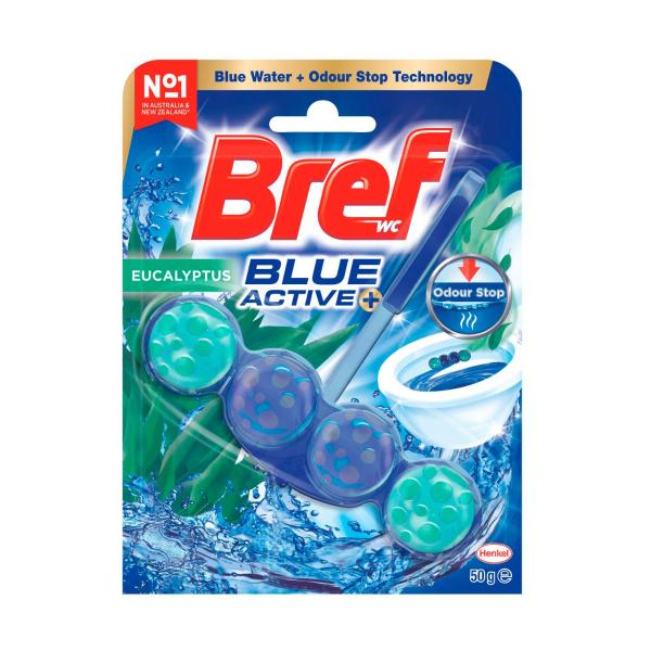 Blue Active Rim Block Eucalyptus Toilet Cleaner