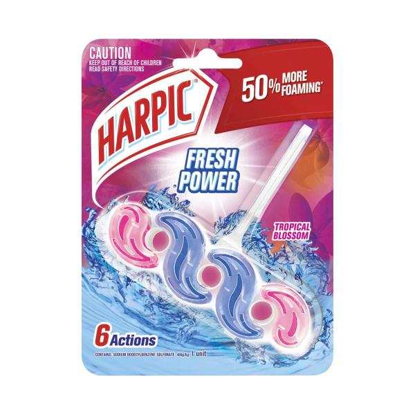 Fresh Power Rimblock Tropical Blossom Toilet Cleaner