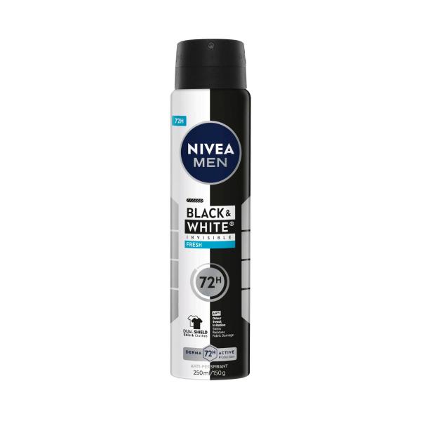 Deo Aero Men Invisible Black And White Fresh