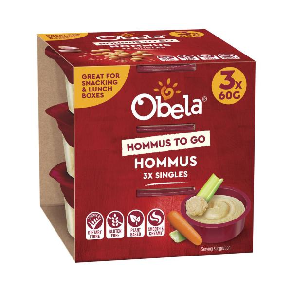 Dip Hommus To Go Singles 3x60g