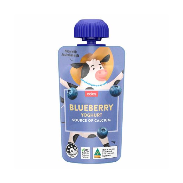 Squeezie Blueberry Yoghurt Pouch