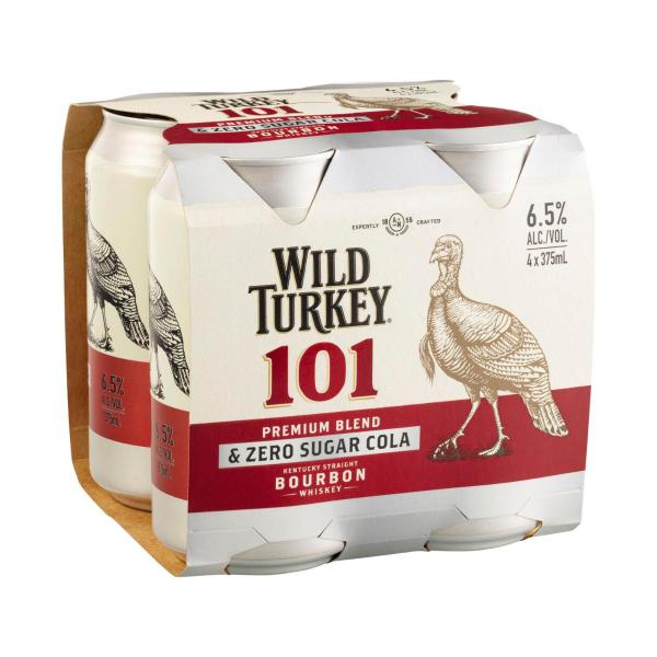 101 & Zero Sugar Cola Can 375ml