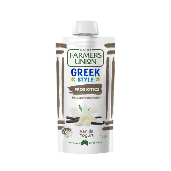 Greek Style Yoghurt Pouch Vanilla