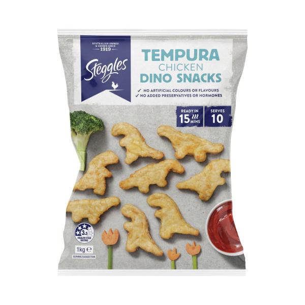 Frozen Chicken Dino Snacks