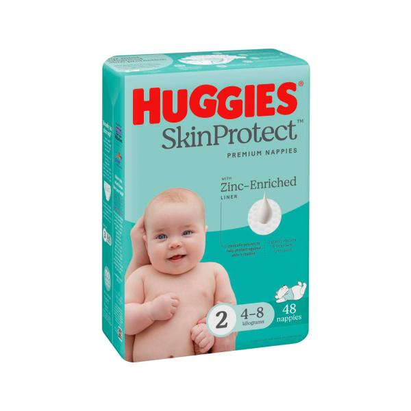 Skin Protect Newborn Nappies Size 2