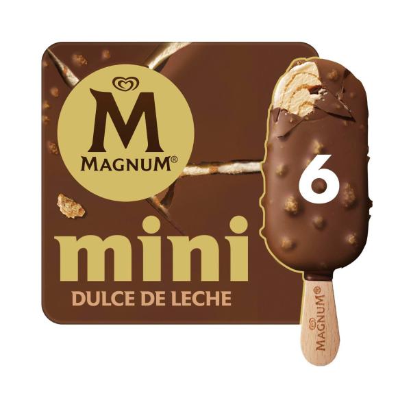 Mini Dulce De Leche Ice Cream Sticks 6 Pack