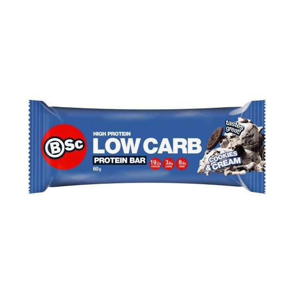 High Protein Low Carb Bar Cookies & Cream