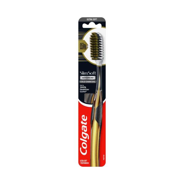 Slim Soft Advanced Charcoal Ultra Soft Toothbrush