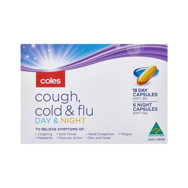 Cough Cold & Flu Day & Night Capsules