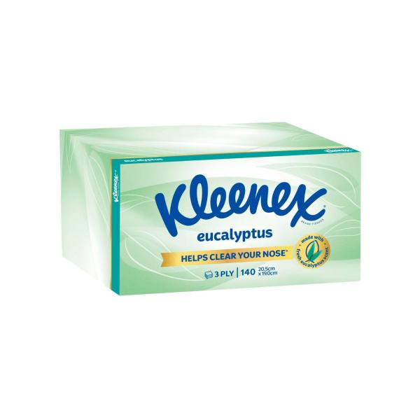 3ply Wellbeing Facial Tissues Eucalyptus