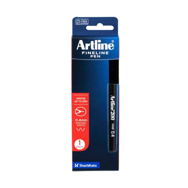 200 Fineline Black Pen
