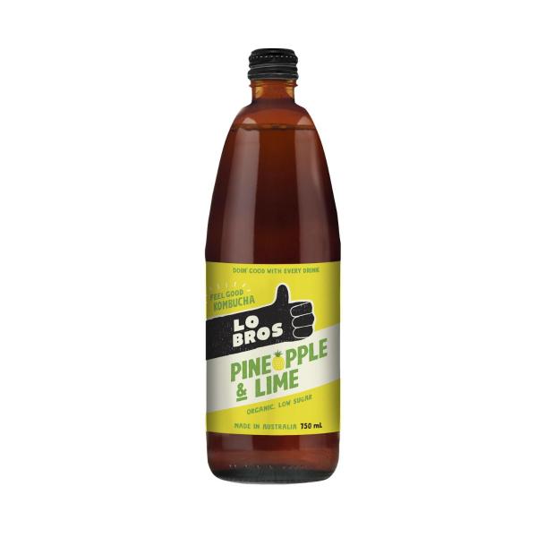 Organic Kombucha Pineapple And Lime