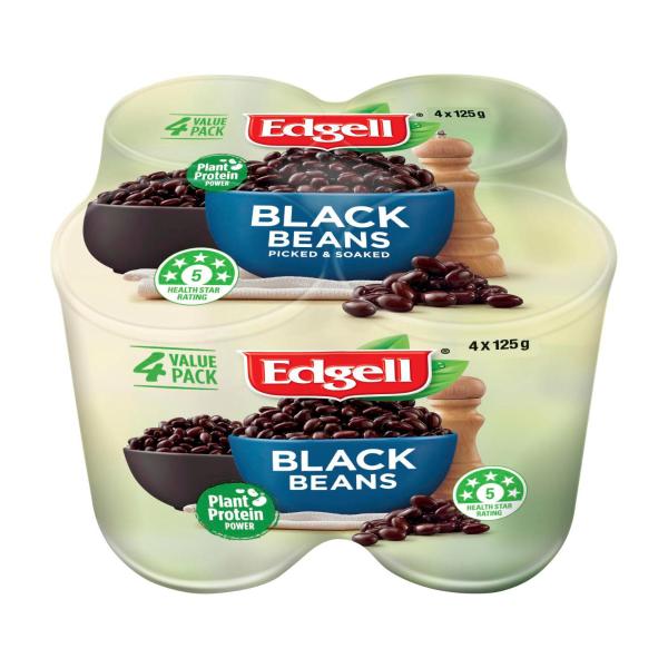 Seed Beans Black Beans 4x125g