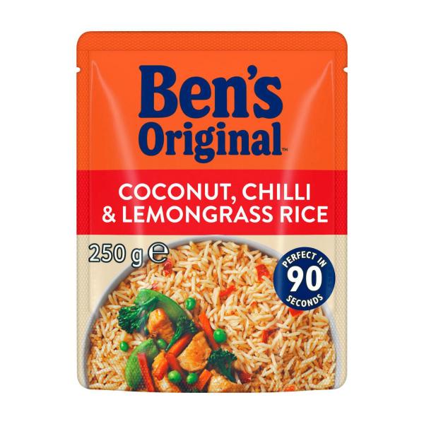 Coconut Chilli & Lemongrass Microwave Rice Pouch