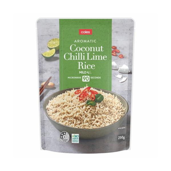Microwave Rice Pouch Coconut Chilli Lime