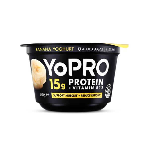 High Protein Yoghurt No Added Sugar Banana
