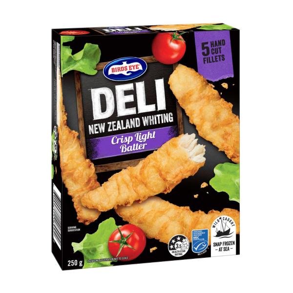 Frozen Deli Whiting Crisp Light Batter 5 Pack