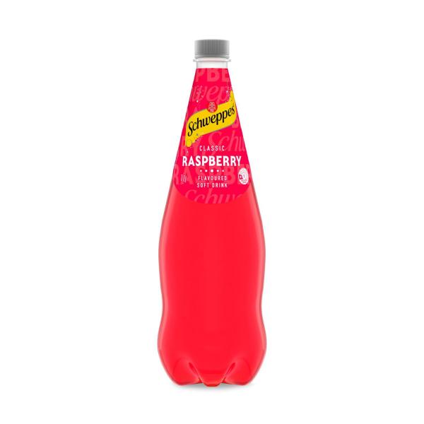 Traditional Raspberry Soft Drink Bottle