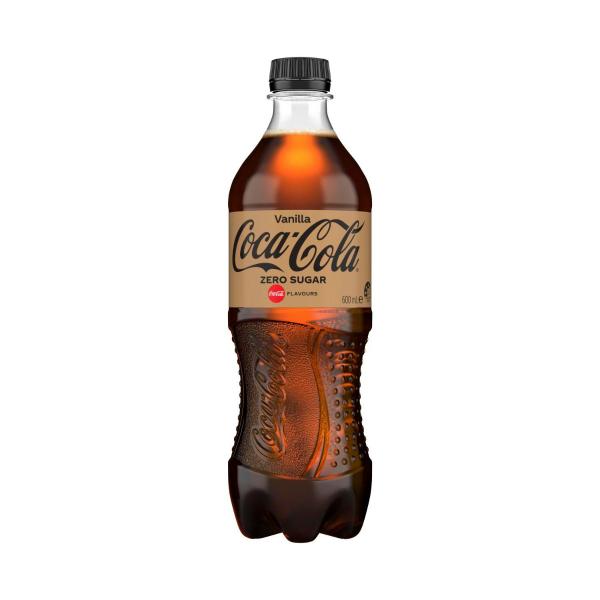 Vanilla Zero Sugar Soft Drink Bottle