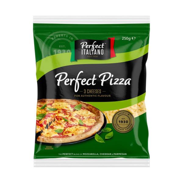 Grated Cheese Perfect Pizza