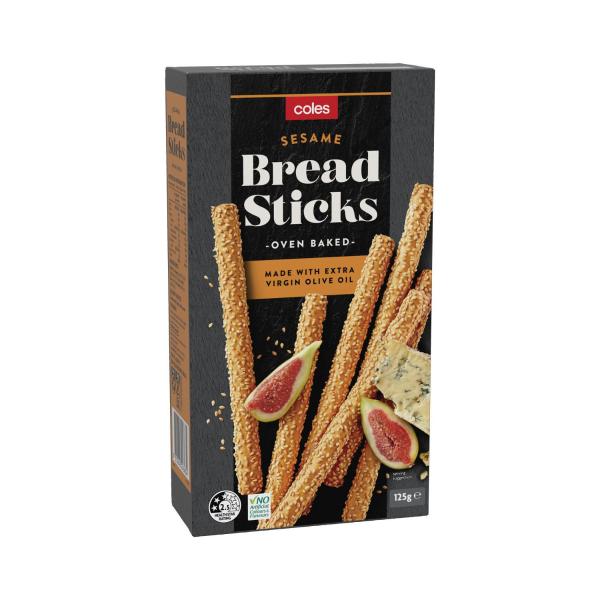 Breadsticks Crackers With Sesame Seeds