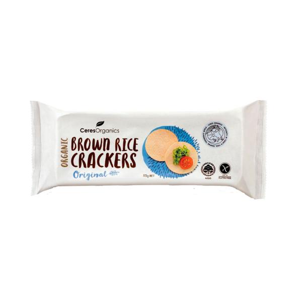 Organic Brown Rice Crackers Original