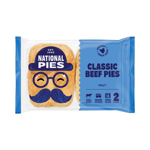 Classic Beef Pies 2 Pack