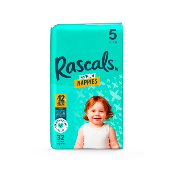 Premium Nappies Size 5 (13-18kg)