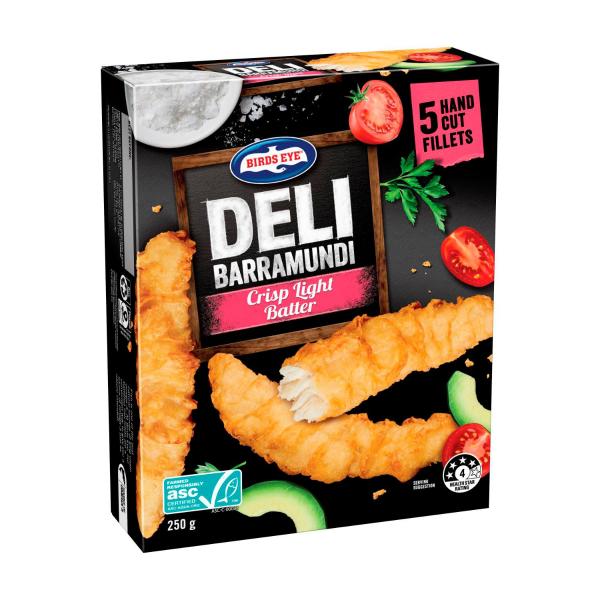Frozen Deli Barramundi Crisp Light Batter 5 Pack