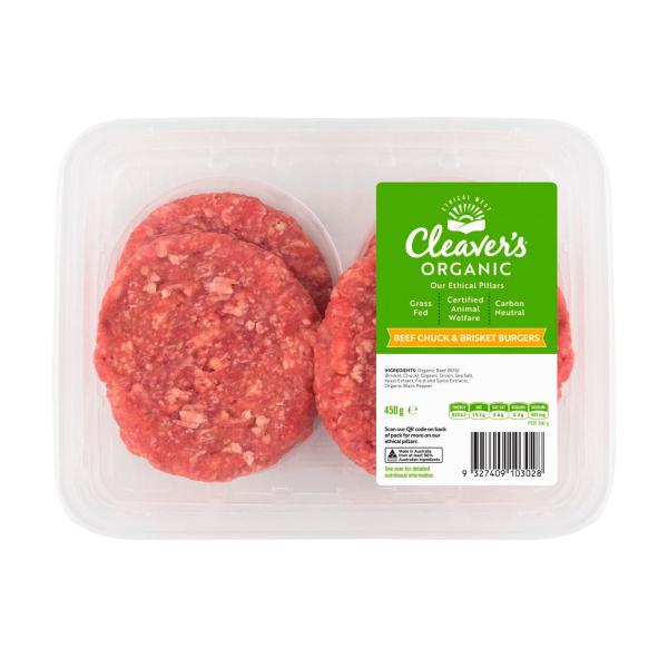 Grass Fed Beef Burger Chuck & Brisket