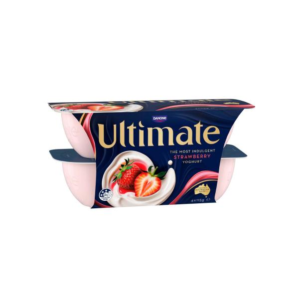 Yoghurt Juicy Strawberry 4x115g