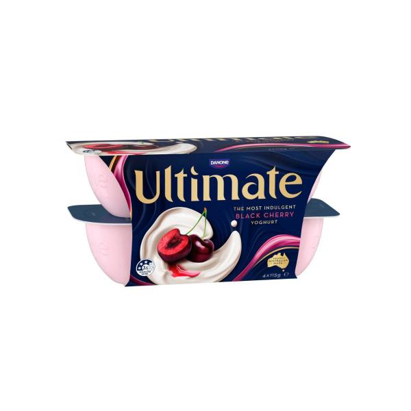 Yoghurt Black Cherry 4x115g