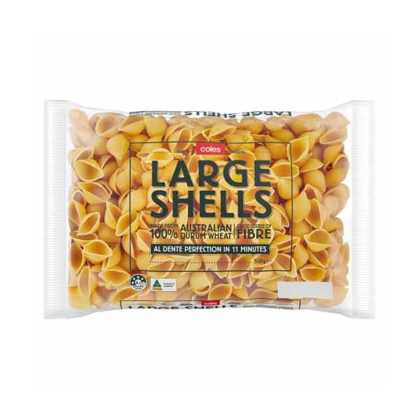Durum Wheat Pasta Shells Large