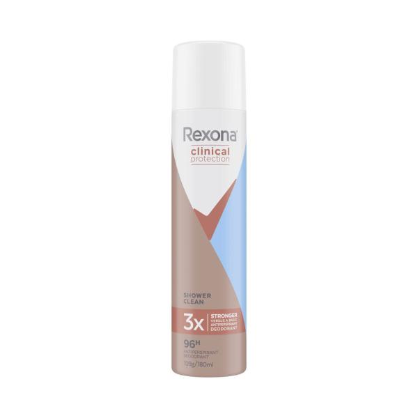 Women Deodorant 96hr Clinical Aerosol Shower Clean