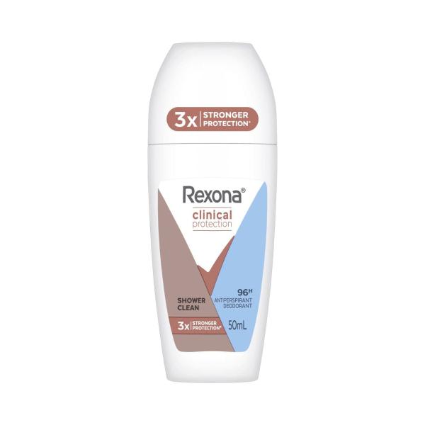 Women Deodorant 96hr Clinical Roll On Shower Clean