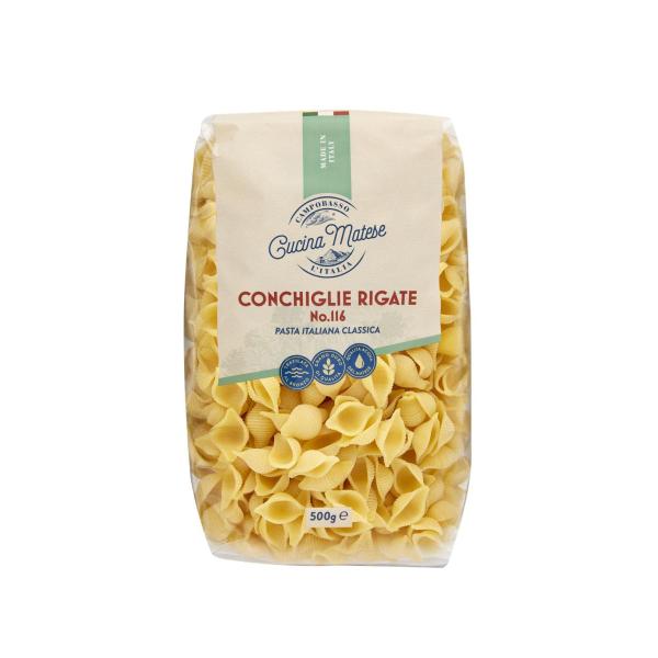 Conchiglie Rigate Italian Pasta No 116