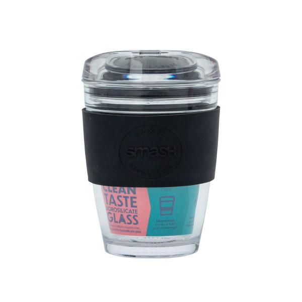 Blue Glass Coffee Cup 340ml
