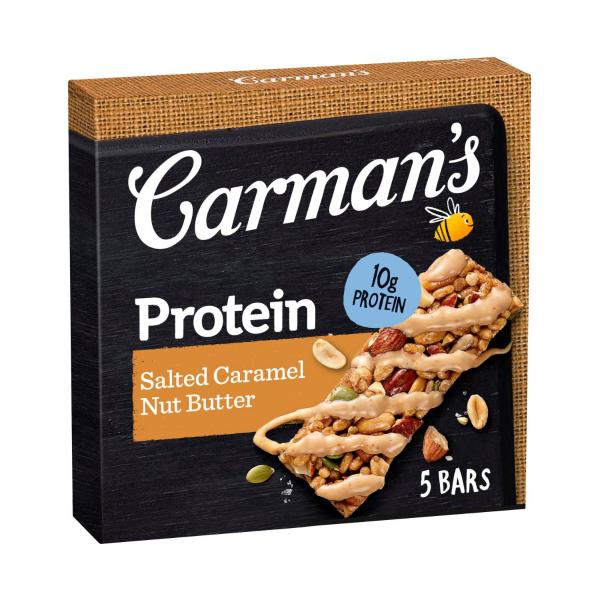 Protein Bars Salted Caramel Nut Butter 5 Pack