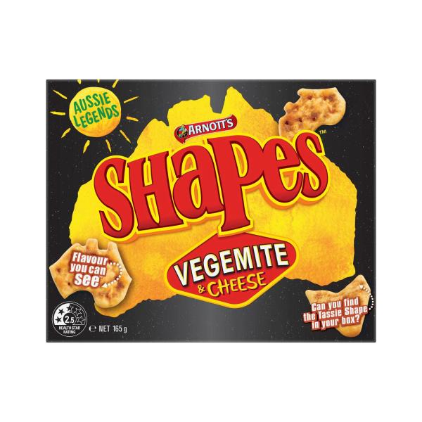 Shapes Vegemite & Cheese Cracker Biscuits