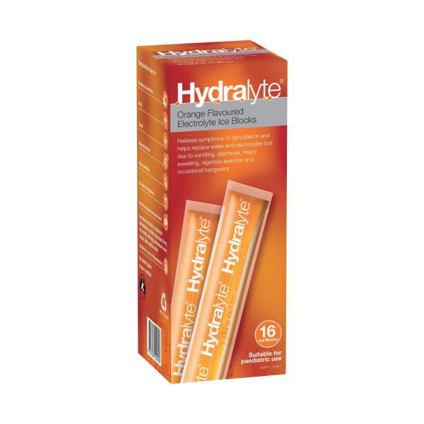Orange Flavoured Electrolyte Ice Block 62.5 Ml