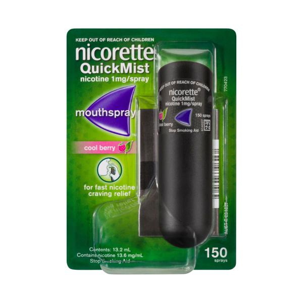 Quickmist Nicotine Spray Cool Berry 150 Sprays