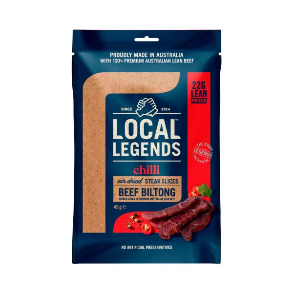 Legends Biltong Chilli Beef