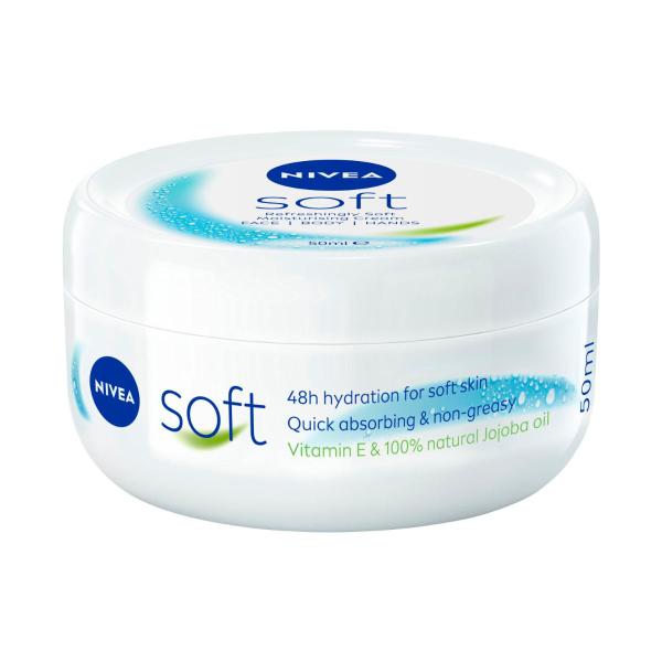 Soft Cream Travel Mini Lotion Moisturiser + Jojoba Oil & Vitamin E