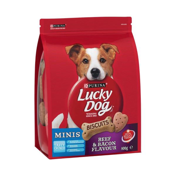 Lucky Dog Adult Beef & Bacon Bones Dog Treat
