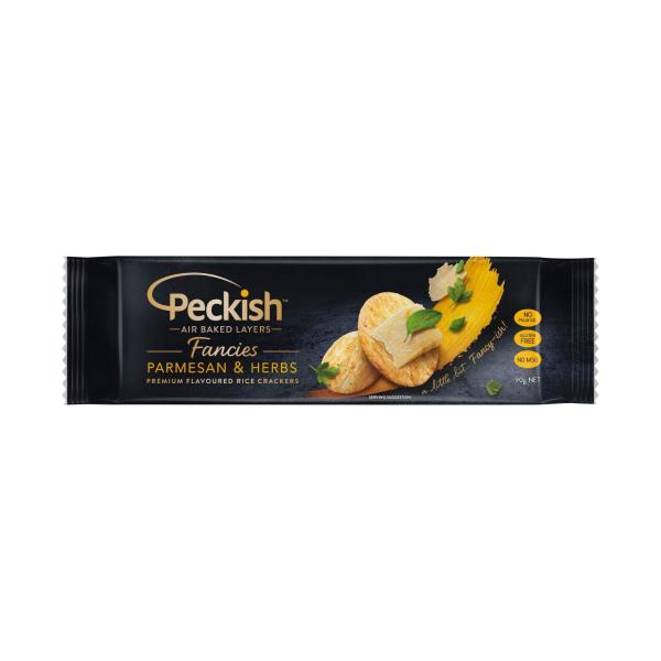 Fancies Rice Crackers Parmesan & Herbs