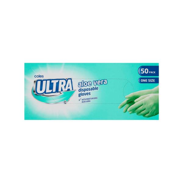 Disposable Latex Gloves Aloe Vera Medium