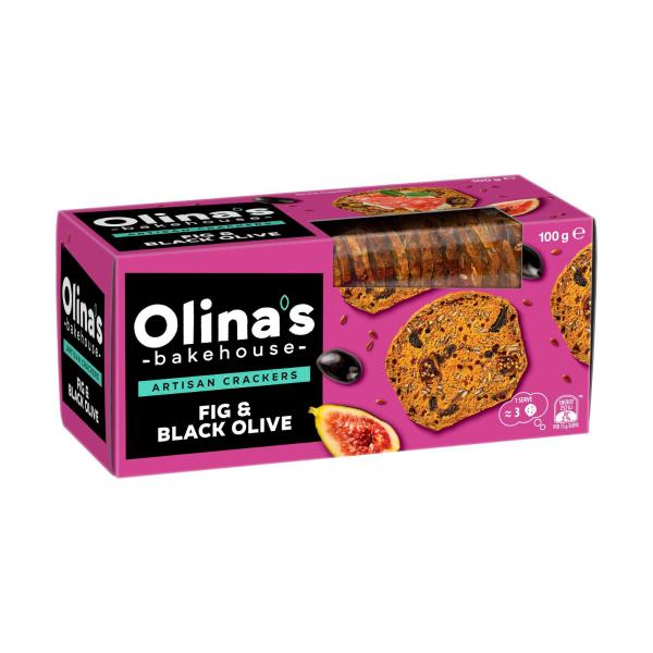 Artisan Crackers Fig & Black Olive