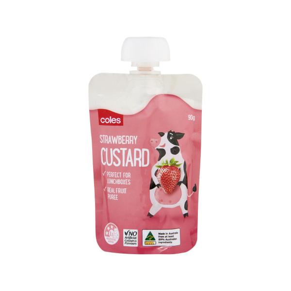 Strawberry Custard Pouch
