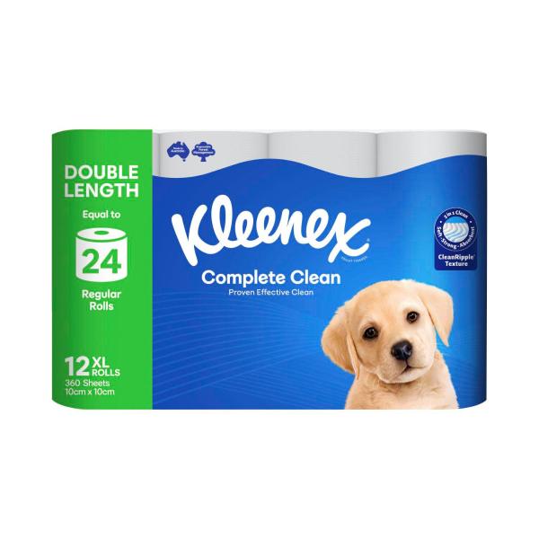 Complete Clean Double Length Toilet Paper